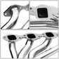Chevrolet 396 454 502 V8 GM A Body Big Block Shorty Headers Stainless Steel