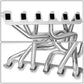 65-89 Ford F-100/F-150/F-250/F-350 Long Tube Header Stainless Steel