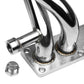 89-94 Nissan 240SX S13 Silvia Header with Downpipe Stainless Steel