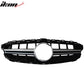 2015-2018 Benz W205 C-Class Vertical AMG Style Silver Front Grille