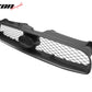 2004-2005 Subaru Impreza STI Style Front Bumper Grille Gloss Black ABS