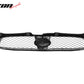 2004-2005 Subaru Impreza STI Style Front Bumper Grille Gloss Black ABS