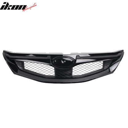 2008-2010 Subaru Impreza WRX Hatchback OE Style Grille Gloss Black ABS