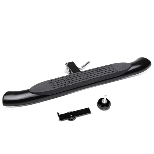 2 Inch Receiver Hitch Step - 37 Inch 4 Inch Oval Step Black