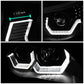 04-07 BMW 525I 530I 545I 550I 3D Halo Projector LED Headlights Black