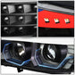 06-12 BMW 3-Series E90 3D Crystal Halo Projector LED Headlights