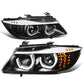 06-12 BMW 3-Series E90 3D Crystal Halo Projector Sequential Headlights