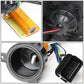 06-12 BMW 3-Series Crystal Halo Projector LED Headlights - Black