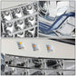 06-12 BMW 3-Series E90 3D Crystal Halo Projector LED Headlights Chrome