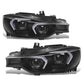 2012-2015 BMW 320I 328D 328I 335I 3D LED Swoosh Projector Headlights