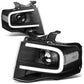 2007-2014 Ford Expedition 3D LED DRL Projector Headlights Black