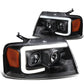 04-08 Ford F-150 / 06-08 Lincoln Mark LT 3D LED C-Bar Headlights