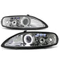92-00 Lexus SC300/SC400 LED DRL Halo Projector Headlights Chrome