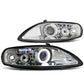 92-00 Lexus SC300/SC400 LED DRL Halo Projector Headlights Chrome