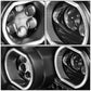 2008-2017 Freightliner Cascadia Black Housing LED Projector Headlights