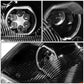 2004-2018 Volvo VN VNL LED Projector Headlights - Black Housing