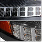 2004-2018 Volvo VN VNL LED Projector Headlights - Black Housing