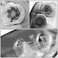04-18 Volvo VN VNL LED Projector Headlights - Chrome Housing