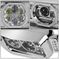 81-88 Peterbilt 359 / 87-07 379 / 08-21 389 LED Clear Headlights