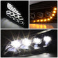 2018-2021 Freightliner Cascadia Black Headlights