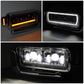81-88 Peterbilt 359 / 87-07 379 / 08-21 389 Black Headlights