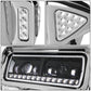 81-88 Peterbilt 359 / 87-07 379 / 08-21 389 Black Headlights