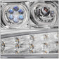 2019-2022 Kenworth T880 Chrome Headlights