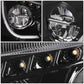 2013-2021 Kenworth T680 Black Headlights