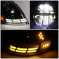 2003-2017 Volvo VN VNL VNM VNX LED Switchback Headlights Black