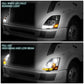 03-17 Volvo VN VNL VNM VNX LED Switchback Headlights Chrome