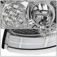 03-17 Volvo VN VNL VNM VNX LED Switchback Headlights Chrome