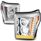 Ford F250/F350 Chrome Headlights