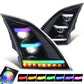 18-21 Volvo VNL/VNR Full LED RGB DRL Sequential Turn Signal Headlights