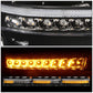 2019-2021 Dodge Ram LED Headlights Black