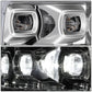 2021-2023 Ford F-150 LED Headlights w/ 3D Light Bar & Sequential Turn Signal
