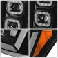11-16 Ford F-250/350/450 Super Duty White 3D Light Bar Sequential Headlights