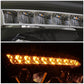 2008-2017 Kenworth T660 LED Sequential Projector Headlights Black
