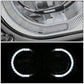 1981-1988 Peterbilt 359/379/389 Full LED Reflector Headlights Chrome