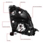2006-2009 Toyota Prius HID Xenon Headlights Black Housing Clear Corner