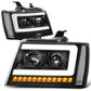 07-14 Chevrolet Avalanche Suburban Tahoe LED DRL C-Bar Headlights