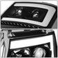 07-14 Chevrolet Avalanche Suburban Tahoe LED DRL C-Bar Headlights