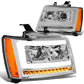 07-14 Chevrolet Avalanche Tahoe Suburban LED DRL C-Bar Headlights