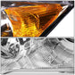 07-11 Honda CR-V Projector Headlights - Chrome Housing Amber Corner