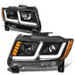 2011-2013 Jeep Grand Cherokee Projector Headlights - Black Housing