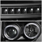 11-16 Ford F-250 F-350 F-450 F-550 Super Duty LED Halo Projector Headlights
