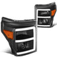 2011-2016 Ford F-250 F-350 F-450 F-550 LED Halo Projector Headlights