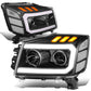 04-15 Nissan Titan / 05-07 Armada 3D LED DRL Projector Headlights