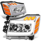 04-15 Nissan Titan / 05-07 Armada 3D LED DRL Projector Headlights
