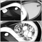 99-05 Pontiac Grand Am 3D LED DRL Projector Headlights Black/Clear