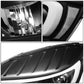 06-09 Dodge Ram LED DRL Projector Headlights Black Housing Clear Corner